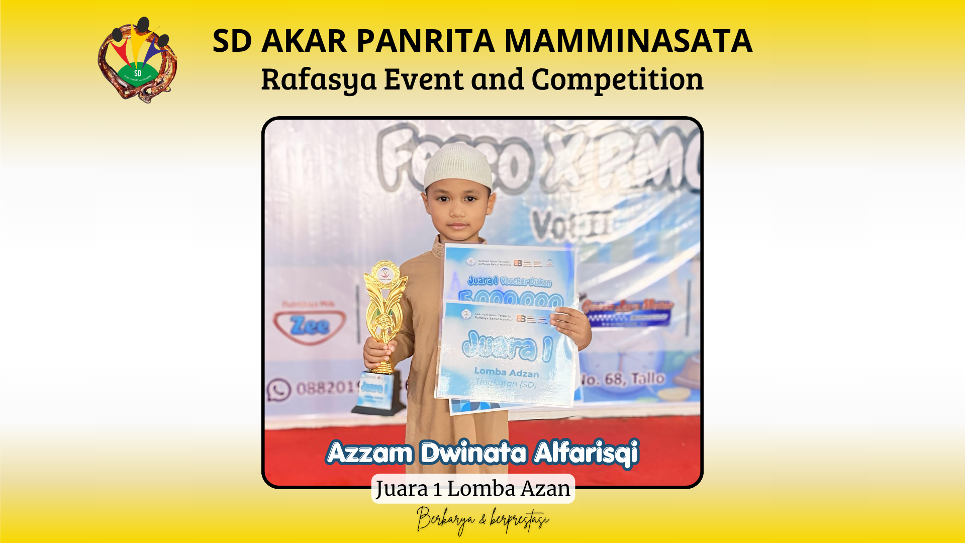Juara 1 Lomba Azan, Rafasya Event and Competition, 2026